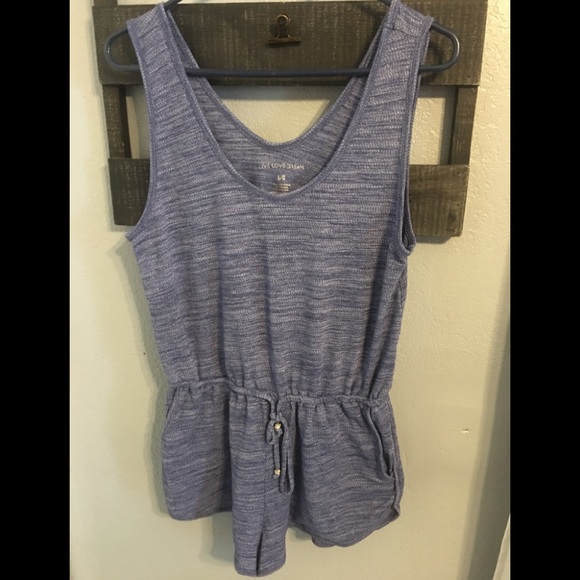 Aeropostale Pants - Live Love Dream Blue Romper